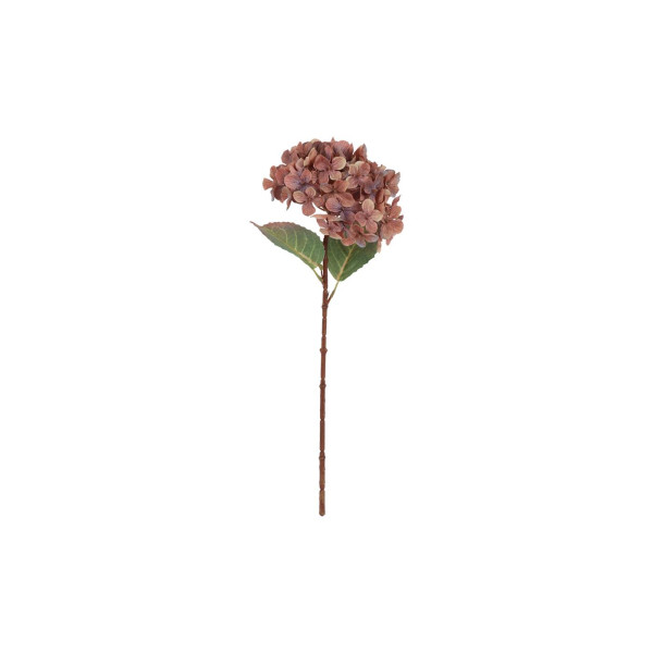 Kunstbloem hydrangea hortensia koper