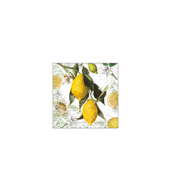 Ambiente Servetten Lemon 25cm