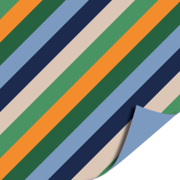 Toonbankrol 50cm 100m - Stripes/blauw