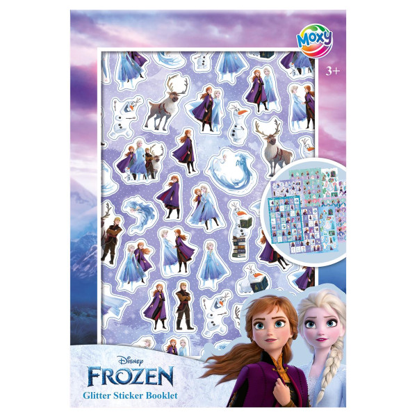 Moxy Frozen glitter stickerboek - A5