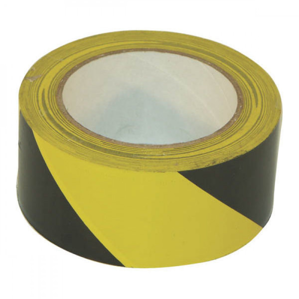 Waarschuwingstape 33m x 50mm zwart/geel