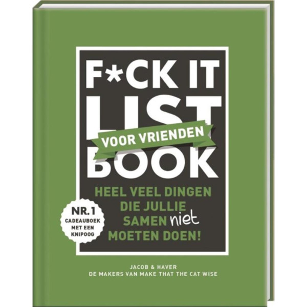 F*ck it list book voor vrienden