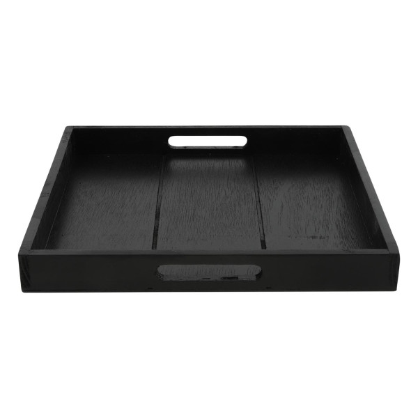 Dienblad S zwart 30x30x3,5cm