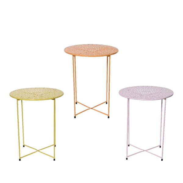 Bijzettafel binnen ijzer H48cm