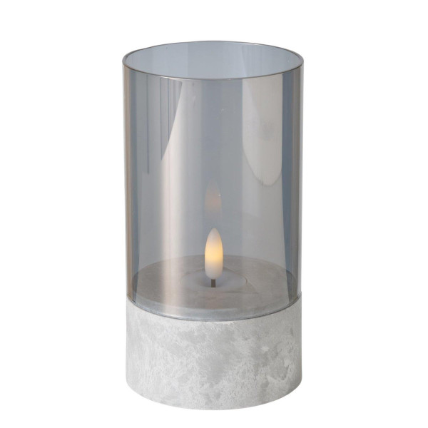 LED kaars met timer Ø8xH14,5cm