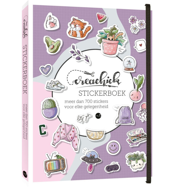 CreaChick stickerboek 100 pag. 21x15cm