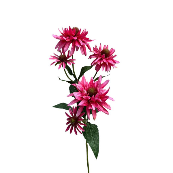 Kunstbloem rudbeckia spray 73cm d.roze