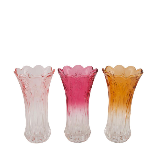 Vaas glas Ø13xh23.5cm