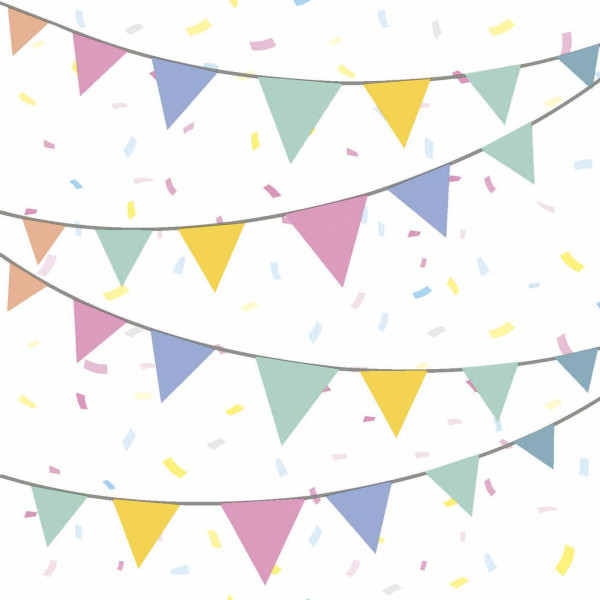 Duni Servetten Flags 33x33cm