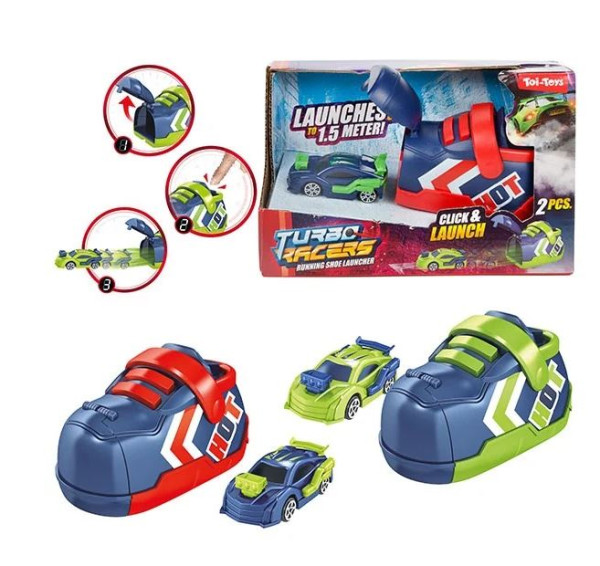 Toi Toys Rally auto met afschieter