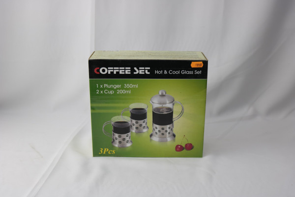 Koffie set , kan met 2 koppen