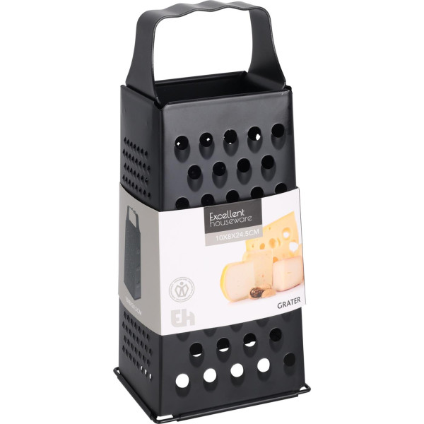 Rasp rvs zwart 10x8x24,5cm
