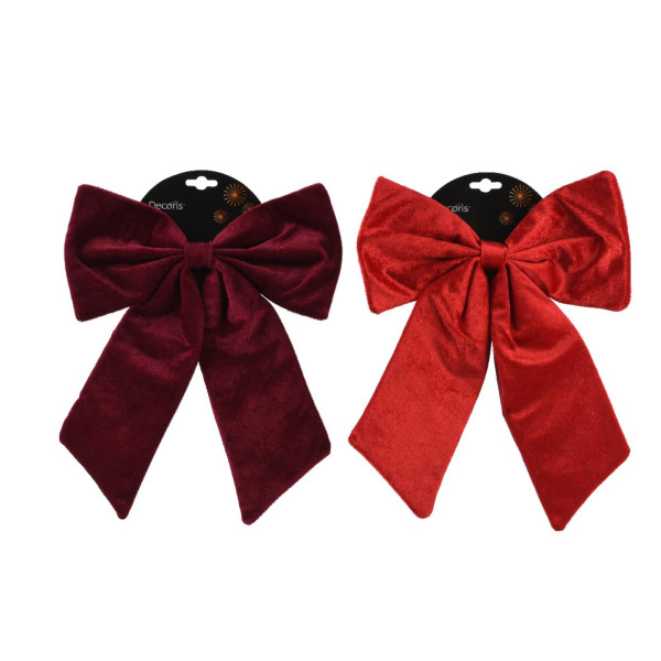 Strik rood/bordeaux 30x35cm