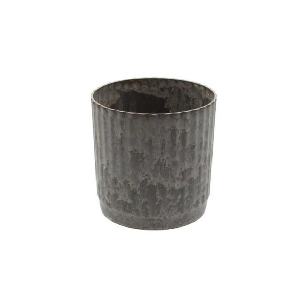 Bloempot Melamine ribbel dia17x18cm