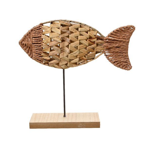 Vis touw op voet H30cm