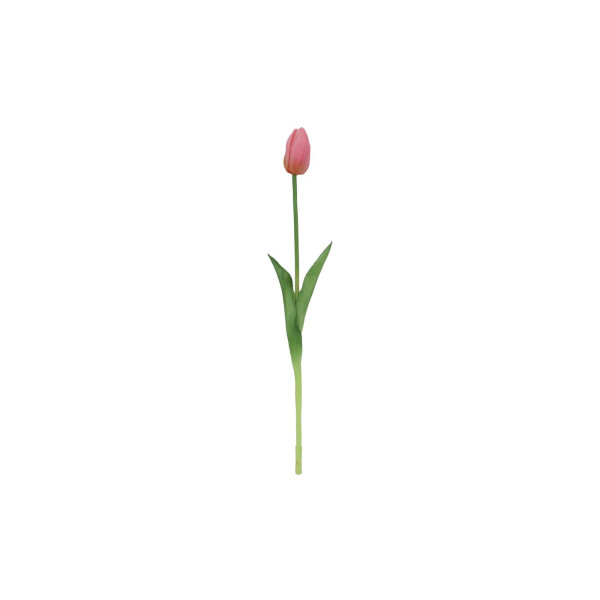 Kunstbloem tulp roze 10x10x47cm
