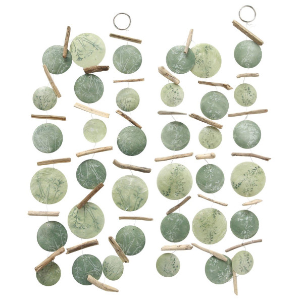 Guirlande Capiz Fine 180cm groen