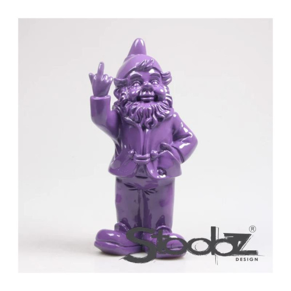 Stoobz kabouter f*ck you paars 32cm