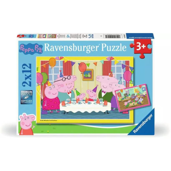 Puzzel Peppa Pig 2x12pcs