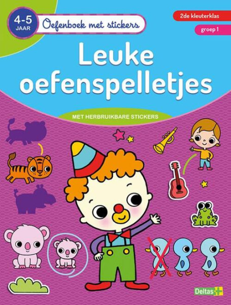 Oefenboek Leuke oefenspelletjes (4-5jr)