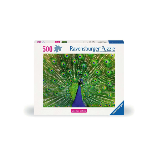 Ravensburger puzzel Peacock 500 stukjes