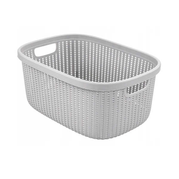 Keeeper wasmand Bosse grijs 32L