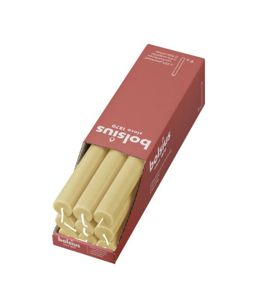 Bolsius Rustiek tafelkaars Oat Beige 9st