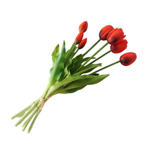 Boltze Home kunstbloemen tulp 40cm rood