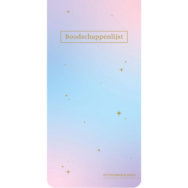 Deltas Boodschappenlijst - Pastel Galaxy