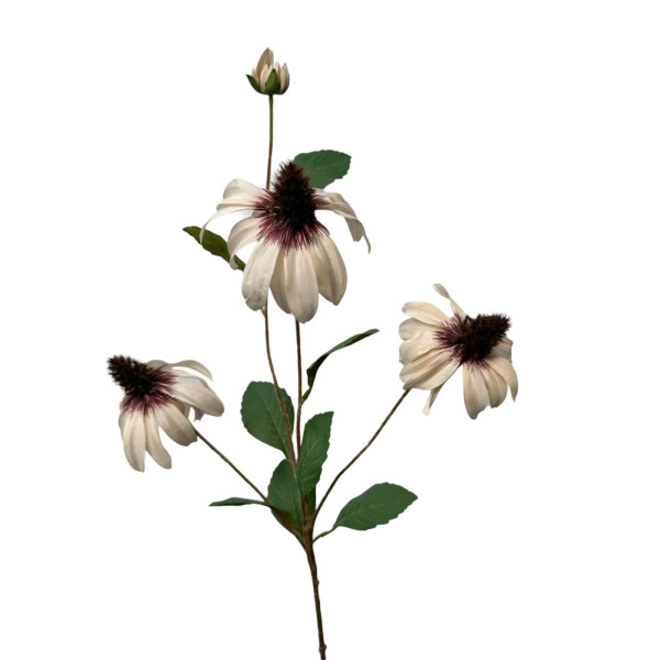 Kunstbloem Rudbeckia 83cm creme
