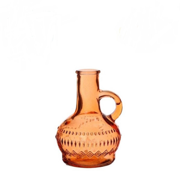 Flesvaas Lille oranje Ø7xH10cm