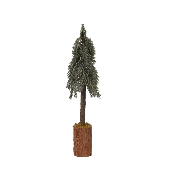 Kunstkerstboom mini op stam Ø13xH45cm