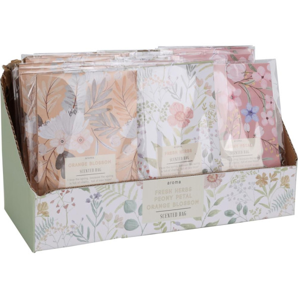 Geurzakje 14cm met bloemenprint