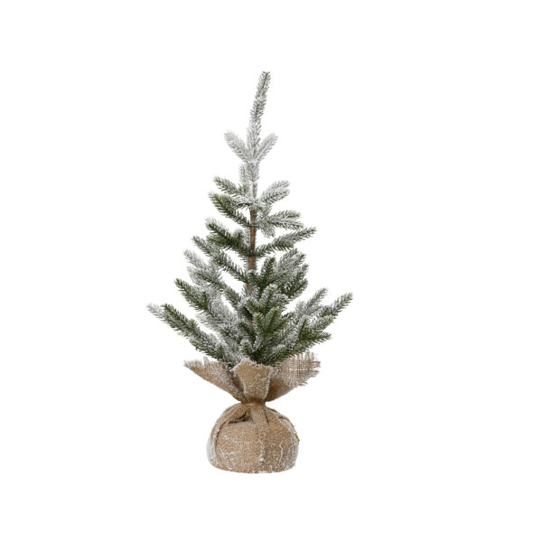 Kunstkerstboom mini met sneeuw Ø30xH60cm