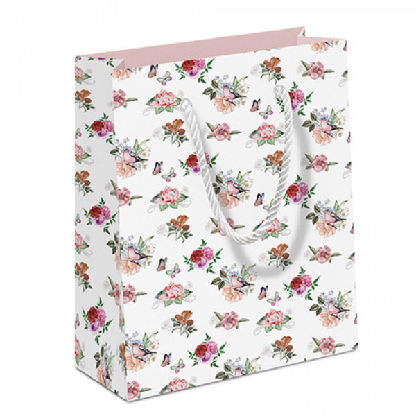 Ambiente Geschenktas Charlotte white