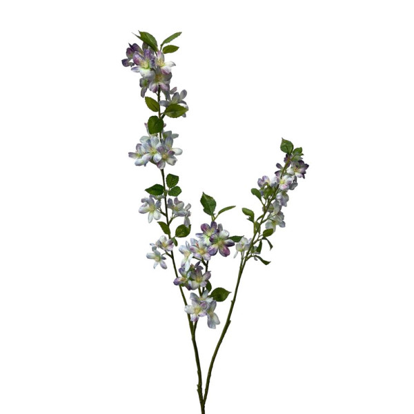 Kunstbloem blossom spray 101cm l. paars