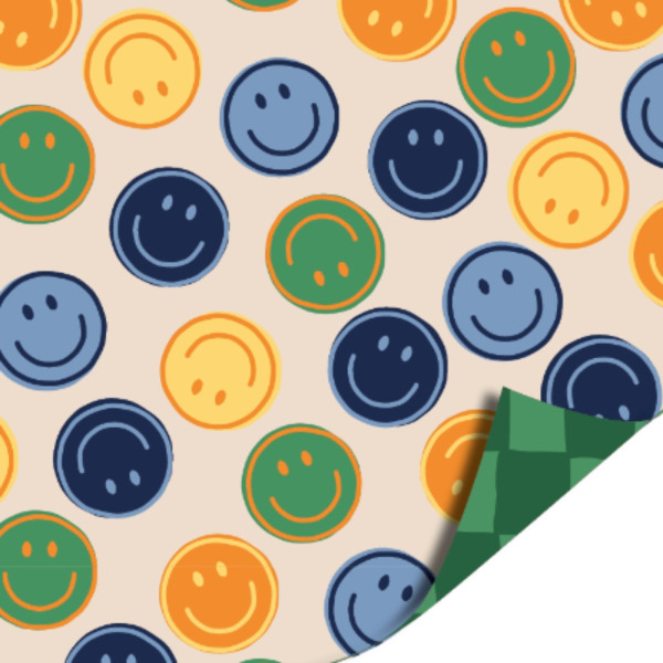 Toonbankrol 50cm 100m - Smiley/groen