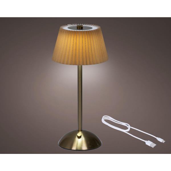 LED Tafellamp oplaadbaar oranje H30,5cm