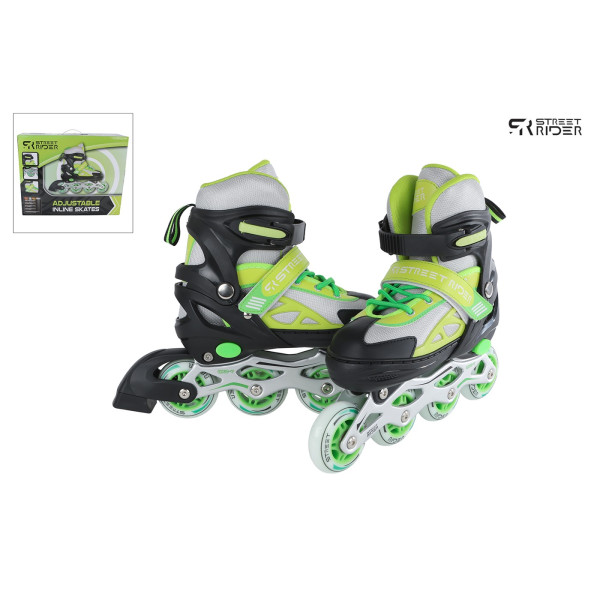 Inline skates groen/zwart maat 29-32