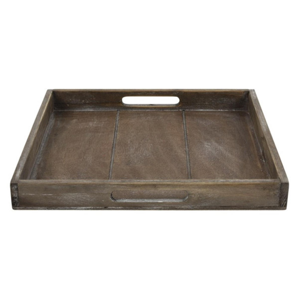 Dienblad Claudina hout S 30x30cm bruin
