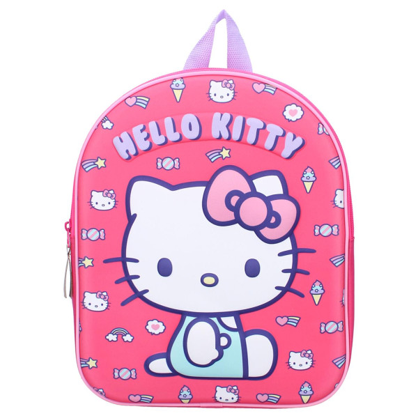 Rugzak Hello Kitty 32x26x11cm roze