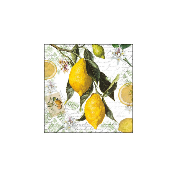 Ambiente Servetten Lemon 33cm