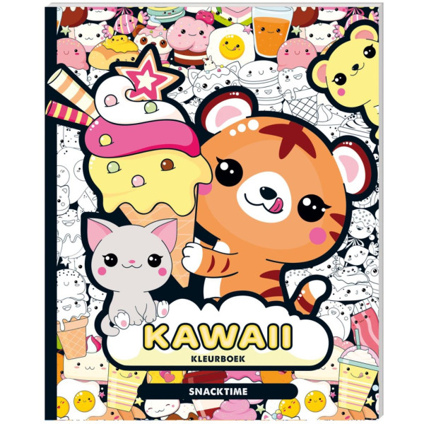 Kawaii kleurboek - Snacktime
