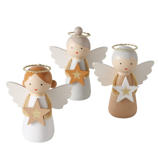 Engelfiguur Angie hout H11cm