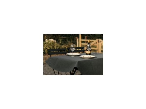 Tafelkleed Margherita 160cm rond grijs