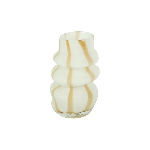 Vaas Sweet Rib S wit Ø15,5xH24cm