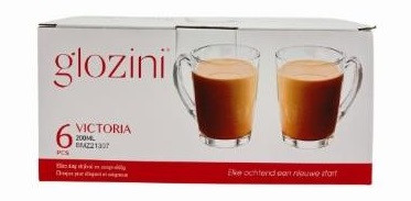 Glozini Theeglazenset 6-delig 200ml