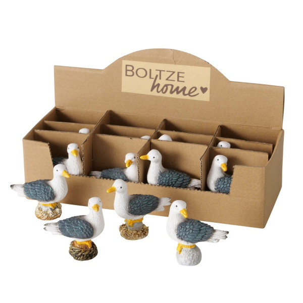 Boltze Home Beeldje meeuw 5,5x2,5x5,5cm
