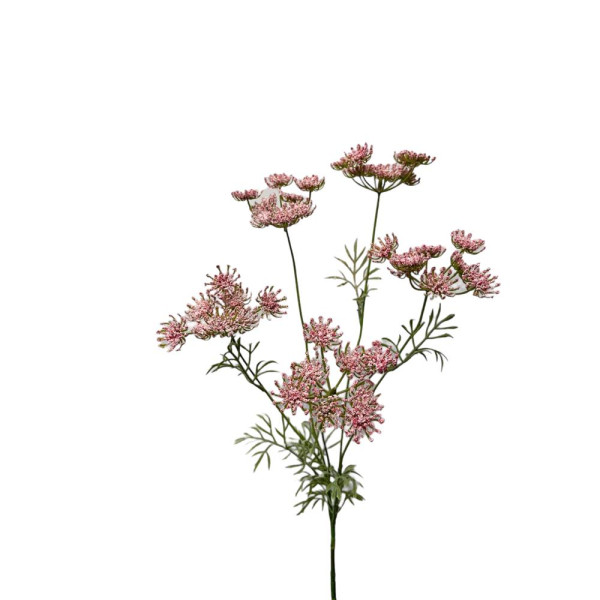 Kunstbloem dille 80cm roze