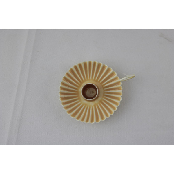 Kandelaar beige 11x9x3cm